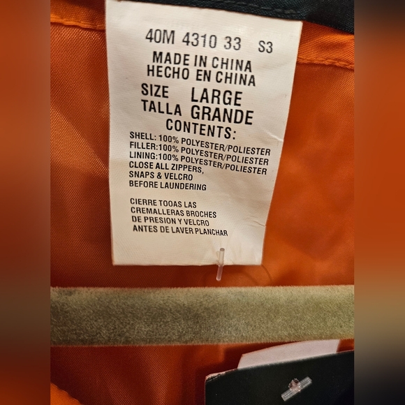 NWT - Harve Benard Quilted Orange Blazer - Size L - Picture 5 of 10